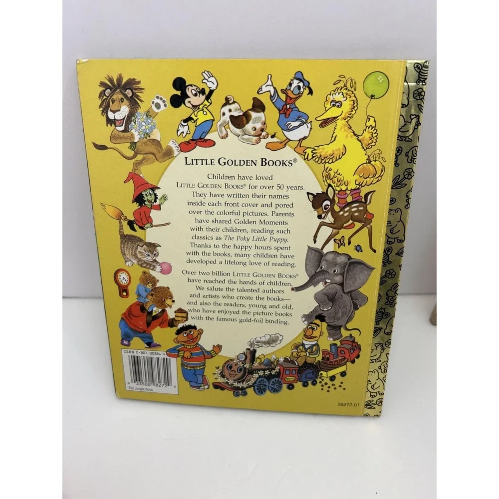 Vintage Walt Disney's The Jungle Book Little Golden Book HC Illustrated USA